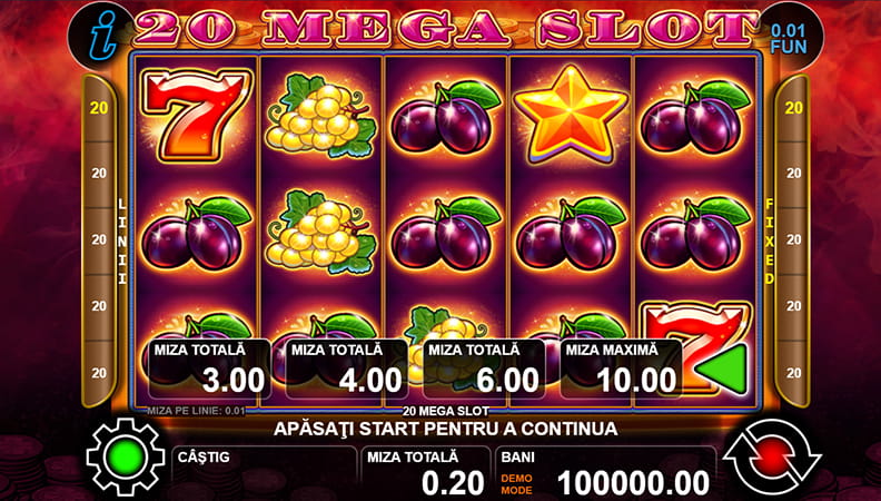 20 Mega Slot joc demo