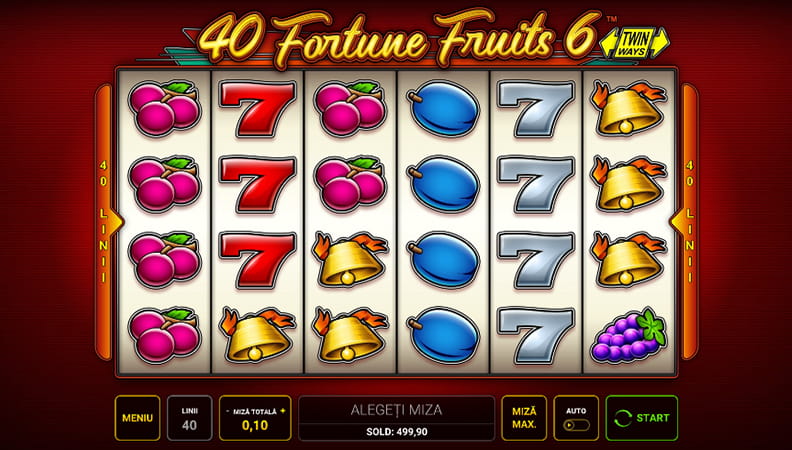 40 Fortune Fruits 6 joc demo