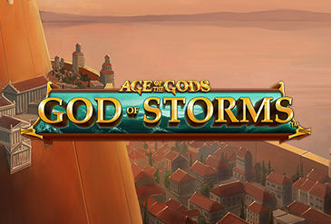 Age of the Gods God of Storms slot logo