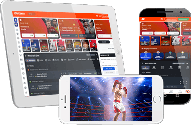 Piețele pentru Box de la Betano pe dispozitive mobile variate.
