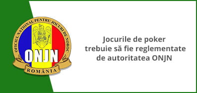 Emblema ONJN pentru operatorii de poker licențiați