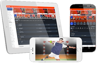 Piețele pentru Handbal de la Betano pe dispozitive mobile variate.