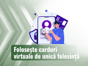 Un om care folosește o aplicație securizată pe telefon.