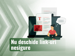 O persoană care citește e-mailuri pe laptop.