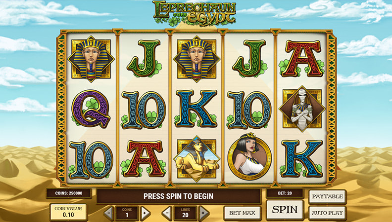 Leprechaun Goes Egypt joc demo
