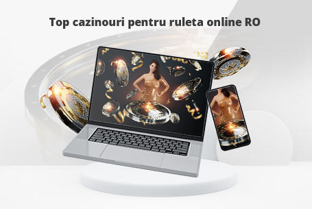 Un laptop și un telefon mobil deschise la jocul de ruletă
