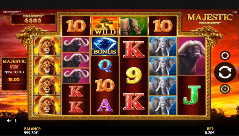 Majestic Megaways joc demo