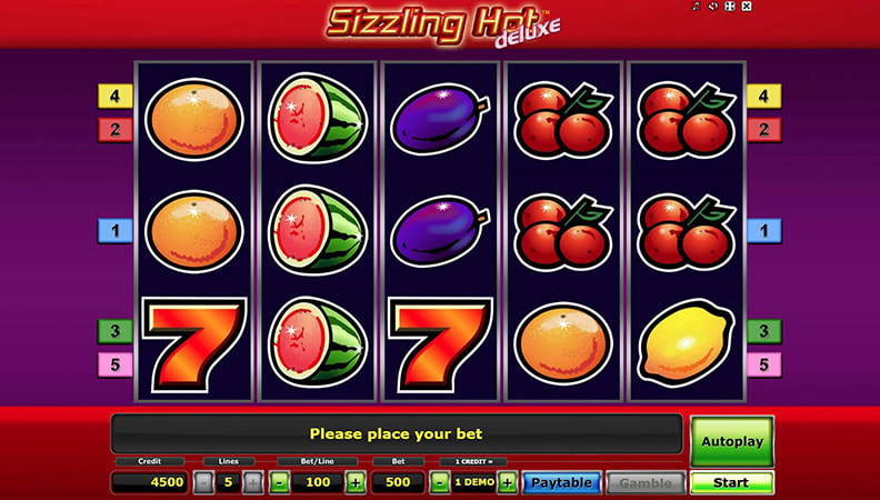 Sizzling Hot Deluxe joc demo