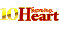 10 Burning Heart slot logo