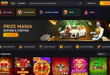 Prima pagină la Joker Casino