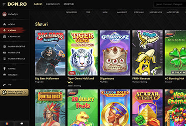 Oferta de sloturi la Don.ro Casino