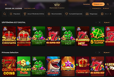 Pagina de pornire Princess Casino