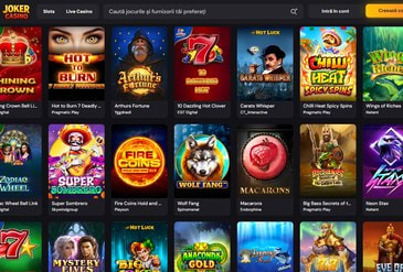 Oferta de sloturi Joker Casino