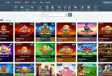 Oferta de sloturi la Vlad Cazino