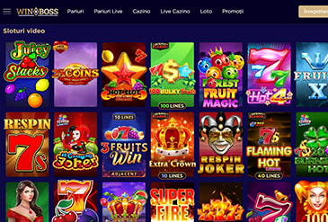 Oferta de sloturi la WinBoss Casino