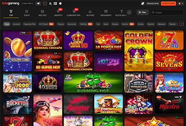 TotoGaming Casino pagina de pornire