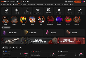 TotoGaming Casino selecția de jocuri