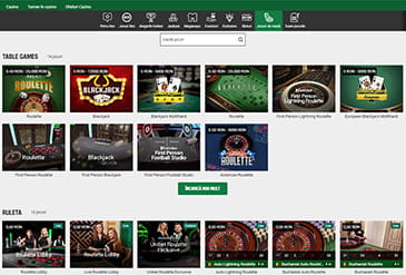 Unibet casino pagina de pornire