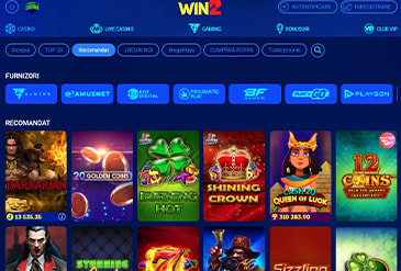Pagina de pornire a cazinoului online Win2