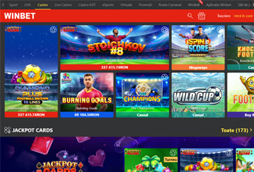 Selecția de jocuri Winbet Casino