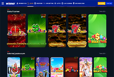 Pagina de pornire Winner Casino