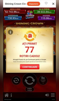 Acceptarea unui bonus cu rotiri gratuite la un cazinou online