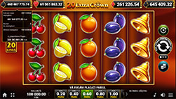Slot Extra Crown la Mozzart Casino