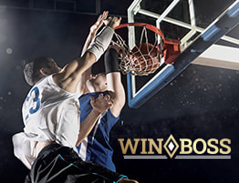 O scena de Baschet și logo-ul WinBoss Sports