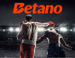 O scena de box și logo-ul Betano