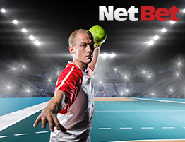 O scena de Handbal și logo-ul NetBet